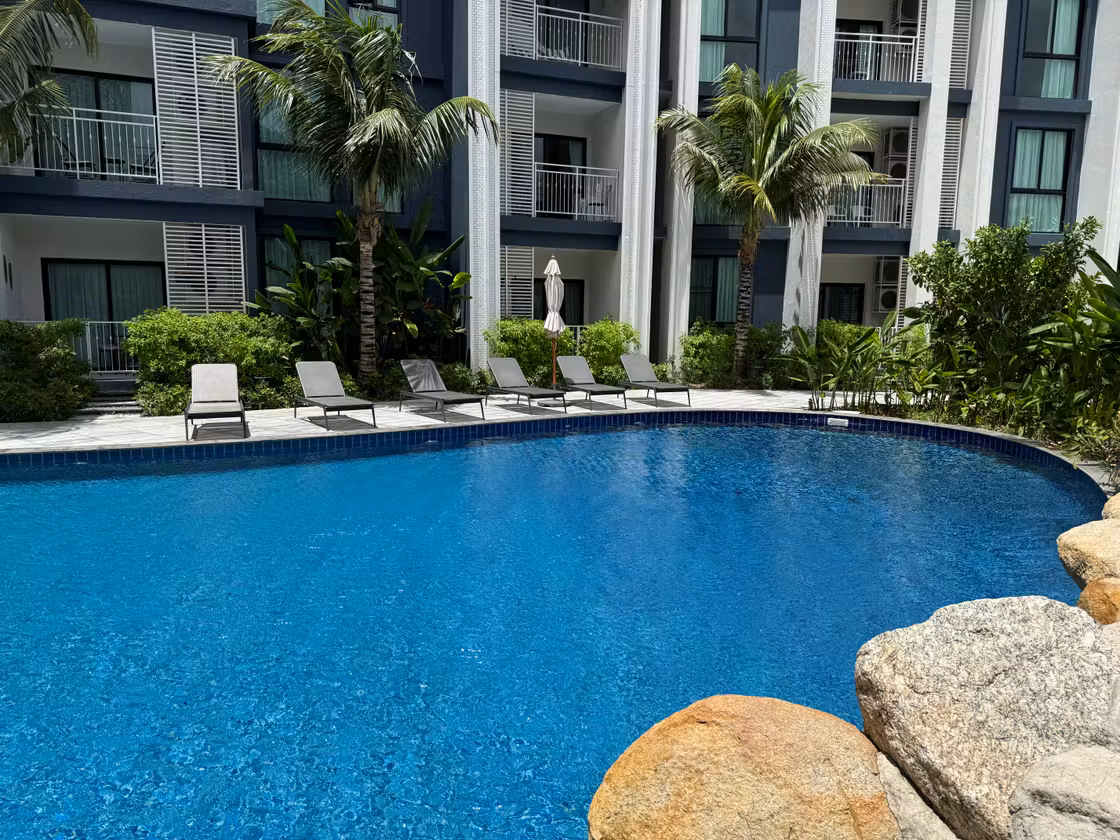 Pool on the complex grounds