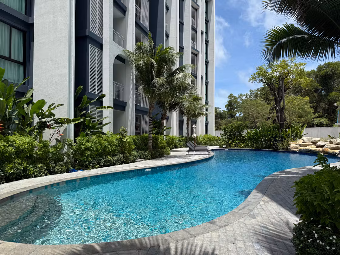 Pool and complex grounds